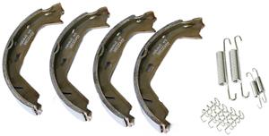 SZCZĘKI OKŁADZONY HAMULEC RĘCZNY + SPREZYNKI HAMULCOWE VOLVO S60 S60 V70