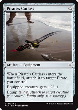 MTG 4x Pirate's Cutlass