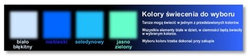 Rover 200 MoMan Tarcze licznika INDIGLO wzór 2