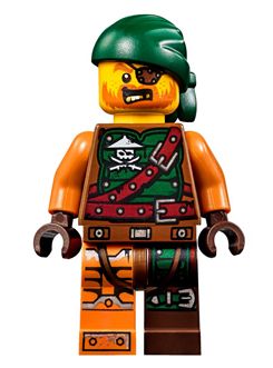 LEGO FIGURKA LUDZIK NINJAGO - BUCKO