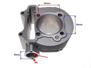 Цилиндр Quad ATV 150 200 KXD AUTOMAT, поршень 57,4 мм