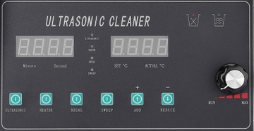 УЛЬТРАЗВУКОВАЯ ОЧИСТИТЕЛЬНАЯ МАШИНА 30Л + ДЕГАЗ + ПОДМЕТАНИЕ + 5Л Жидкость