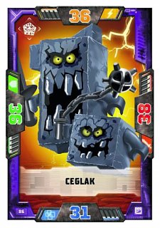 karta nr 86 Ceglak lego nexo Knights 2