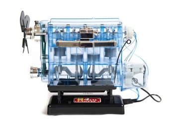 Модель 4-цилиндрового двигателя для сборки в подарок.