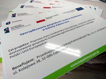 Tablica unijna PROW 2014-2020 120x80cm ARiMR ue eu
