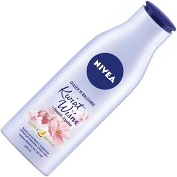 Масло в бальзаме / Лосьон для тела Nivea Cherry Blossom and Jojoba Oil 200мл