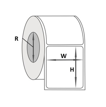 Этикетки THERMAL 40х68 наклейки наклейки BIXOLON