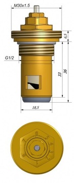 Schlosser 603000006 клапанная вставка для радиаторов