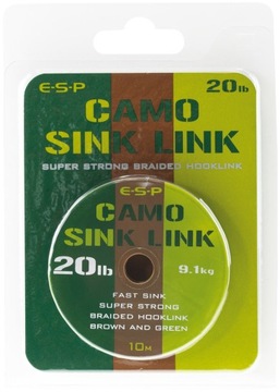 NOWOŚĆ ESP DRENNAN CAMO SINK LINK BROWN GREEN 15lb