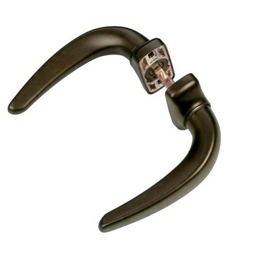 фото ориг. №1, Handle for doors aluminum brown fapim horus