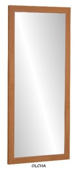 ЗЕРКАЛО в раме 140Х50 ВЕНГЕ БЕЛЫЙ ДУБ SONOMA COLORS