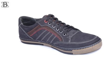 Trampki polskie półbuty casual skórzane 0327IIC