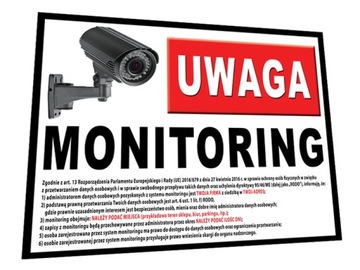 НАКЛЕЙКА GDPR МОНИТОРИНГ МОНИТОРИНГОВОГО ОБЪЕКТА ЕС