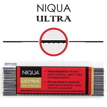 Полотна для лобзика NIQUA ULTRA N7, 12 шт.