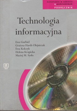 TECHNOLOGIA INFORMACYJNA podręcznik dla liceum CD