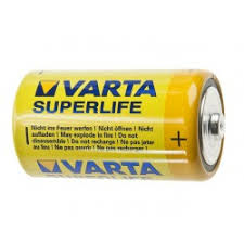 Угольно-цинковые аккумуляторы VARTA Superlife R20 D 2 шт.