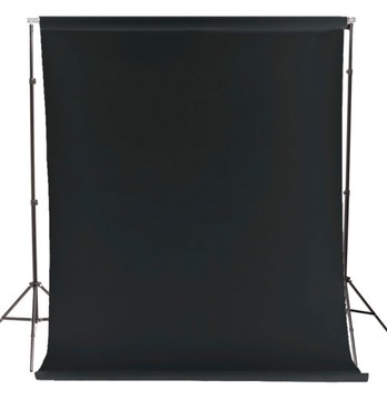 ФОН 1,6х2,5м ЧЕРНЫЙ РУКАВ + 2 КЛИПСА