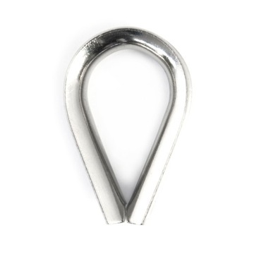 Наперсток нержавеющий А4 для веревок, 5 мм, 50 шт.