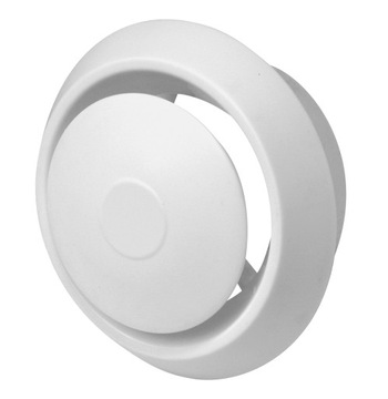 фото ориг. №3, Anemostat ventilation awenta fi 100 mm an1, white