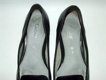 Buty ze skóry GABOR r.39,5 dł.25,4 cm IDEALNY