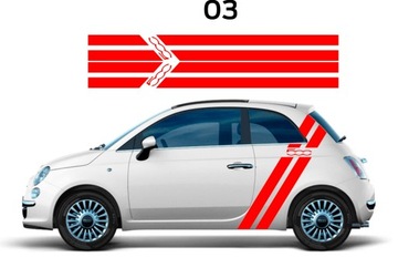 Наклейки для тюнинга Fiat 500, Abarth, Punto, Bravo