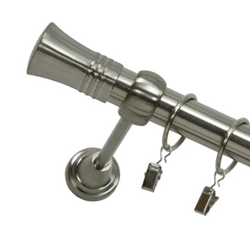 KARNISZE METALOWE POJEDYNCZE 19 mm 340 cm 3,4 m