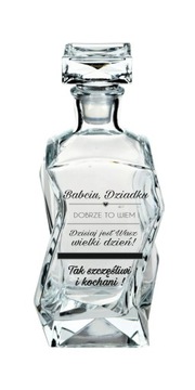 Karafka z grawerem Prezent dla Babci i Dziadka HIT