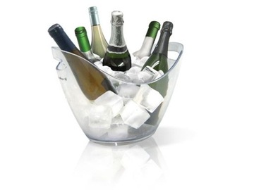 3609a1.CHAMPAGNE WINE COOLER BUCKET FOR 6PCS ACRYLIC