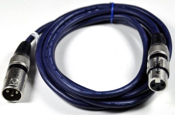 Kabel przewód mikrofonowy wtyk/gniaz Canon XLR 10m