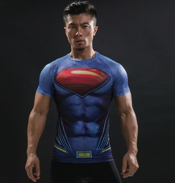 Koszulka termoaktywna siłownia superman Avengers