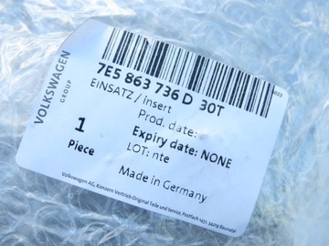 STOPIEN SZARY POPIELATY CHROM PRAWY VW MULTIVAN T5 T5FL T6 04-19