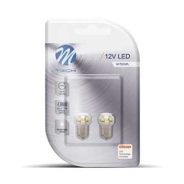DIODY T4W BA9S BIAŁA 4xSMD2835 OsramLed LB009 KPL