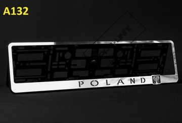 Рамка номерного знака INOX! Mercedes AMG GT с регистрационным номером G