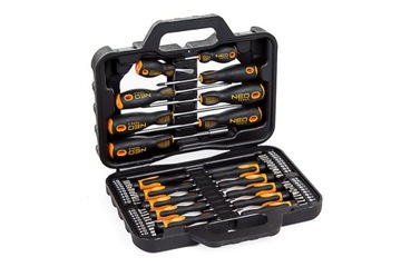 NEO ZESTAW WKRĘTAKÓW I KOŃCÓWEK WKRĘTAKOWYCH 58SZT.