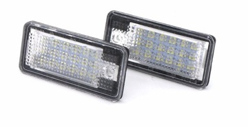 Audi A4 A6 A3 q7 Lampki LED Tablicy Rejestracji