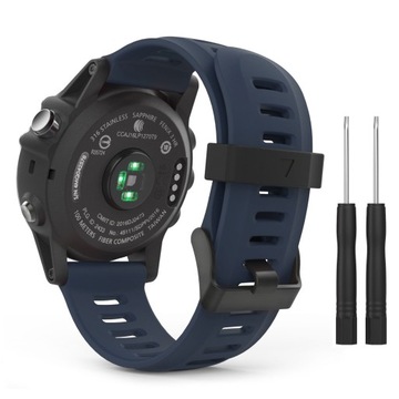 GRANATOWY Pasek Garmin FENIX 3 (szerokość 26mm)
