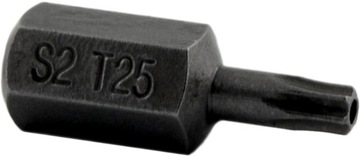 BIT KOŃCÓWKA TORX T25 x 30MM S2 10MM Z OTWOREM