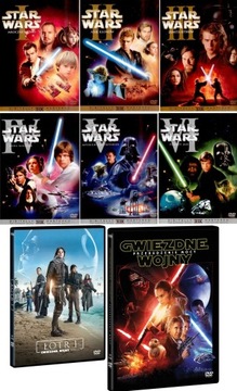 GWIEZDNE WOJNY 1 - 8 SAGA STAR WARS [ 8 DVD ]