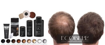 Ecobell 50g Zagęszczanie Mikrowłókna Saszetka jasny brąz