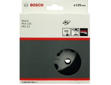 Шлифовальная тарелка BOSCH 125 мм SOFT для GEX 125AC