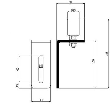 fi 25 РОЛИК ДЛЯ ВОРОТ С РУЧКОЙ ДЛЯ ВОРОТ