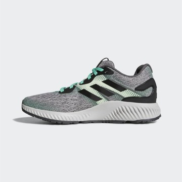 ADIDAS RUNNING AEROBOUNCE KNIT СЕРЫЙ/ЗЕЛЕНЫЙ