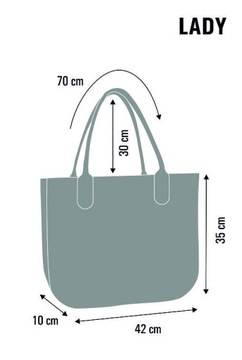 Veľká plstená kabelka BERTONI cez rameno shopper LADY XL antracit Midnight