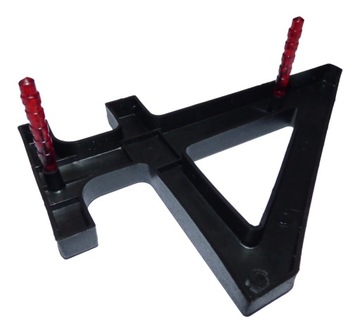 Plastikowa cyfra na dom czarna 