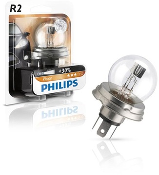 Philips Żarówka R2 Vision +30% więcej światła