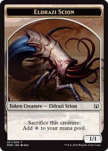 MTG 5x Eldrazi Scion Token