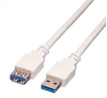 PRZEDŁUŻACZ KABEL USB 3.0 AM-AF, SUPER SPEED, 0.8M