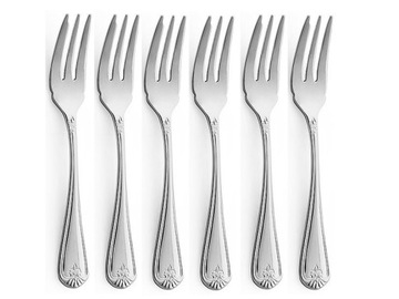 AMEFA CUTLERY DUKE FORK 6 КОМПЛЕКТ ТОЛСТЫЙ ТОРТ В РЕТРО ВИЛКИ ТОРТ