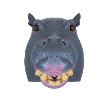 Проф. латексная маска HIPPOPOTA голова бегемота