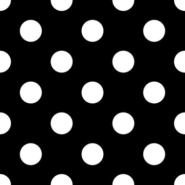 Tkanina Welur Tapicerski Drukowany Polka Dot 4cm